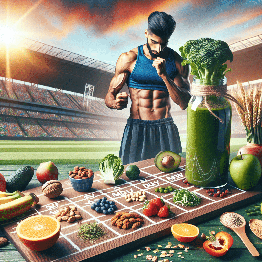 weekly plant-based meal plan for athletes