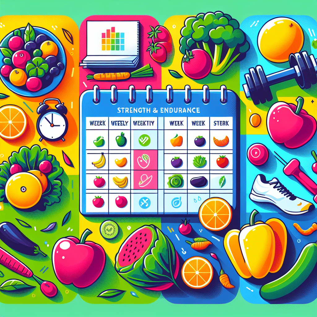 weekly plant-based meal plan for strength and endurance