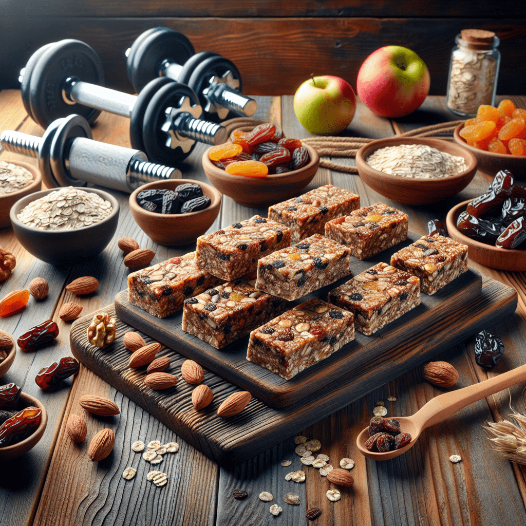 healthy homemade vegan pre-workout bars